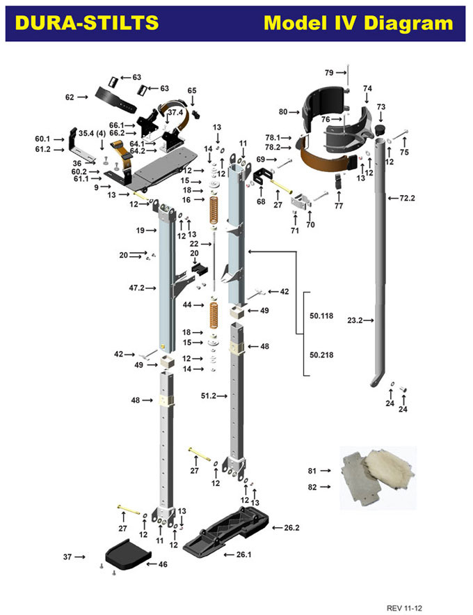 Model IV 1830 DuraStilts