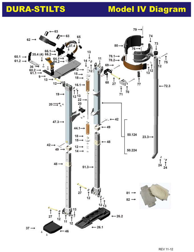 Model IV 2440 DuraStilts